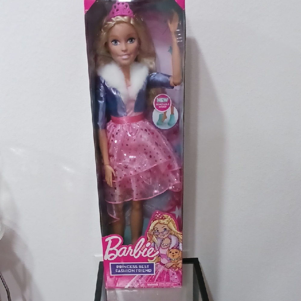 Barbie Fashion Doll with Pink and Blue Outfit